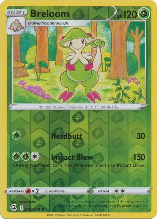 Fusion Strike - 005/264 - Breloom - Reverse Holo