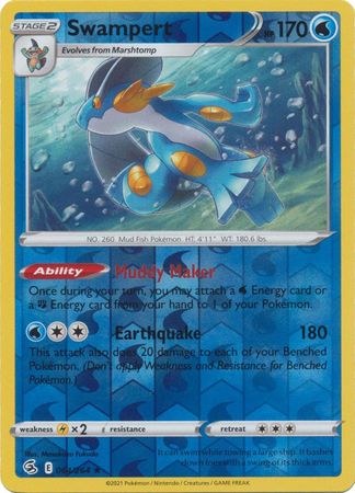 Fusion Strike - 064/264 - Swampert - Reverse Holo