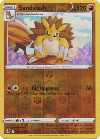 Fusion Strike - 132/264 - Sandslash - Reverse Holo