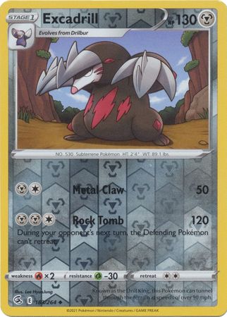 Fusion Strike - 183/264 - Excadrill - Reverse Holo