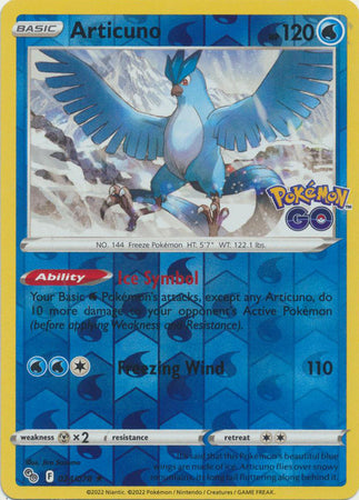 Pokémon GO - 024/078 - Articuno - Reverse Holo