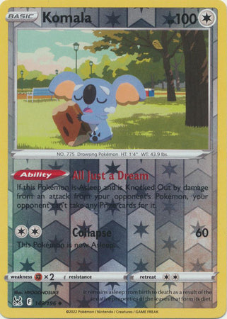 Lost Origin - 149/196 - Komala - Reverse Holo