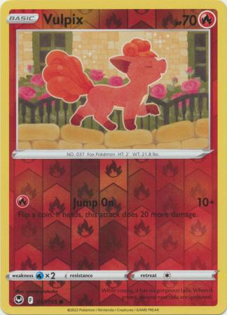 Silver Tempest - 017/195 - Vulpix - Reverse Holo