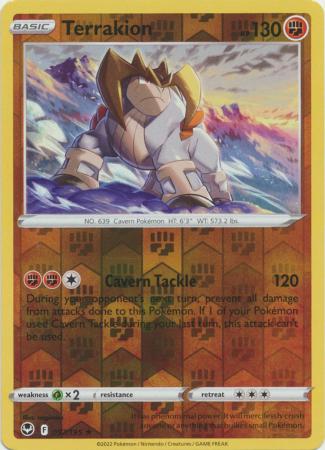 Silver Tempest - 097/195 - Terrakion - Reverse Holo