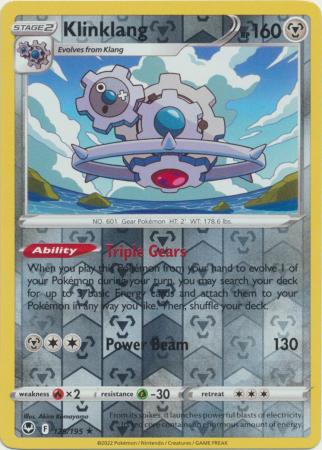 Silver Tempest - 125/195 - Klinklang - Reverse Holo