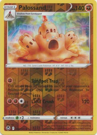 Silver Tempest - 100/195 - Palossand - Reverse Holo