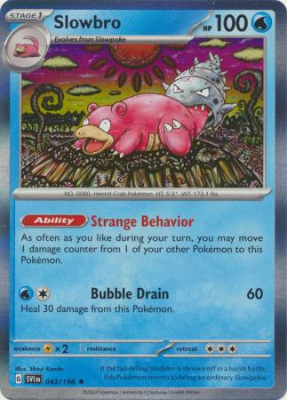 Scarlet & Violet - 043/198 - Slowbro - Holo