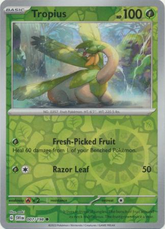 Scarlet & Violet - 007/198 - Tropius - Reverse Holo