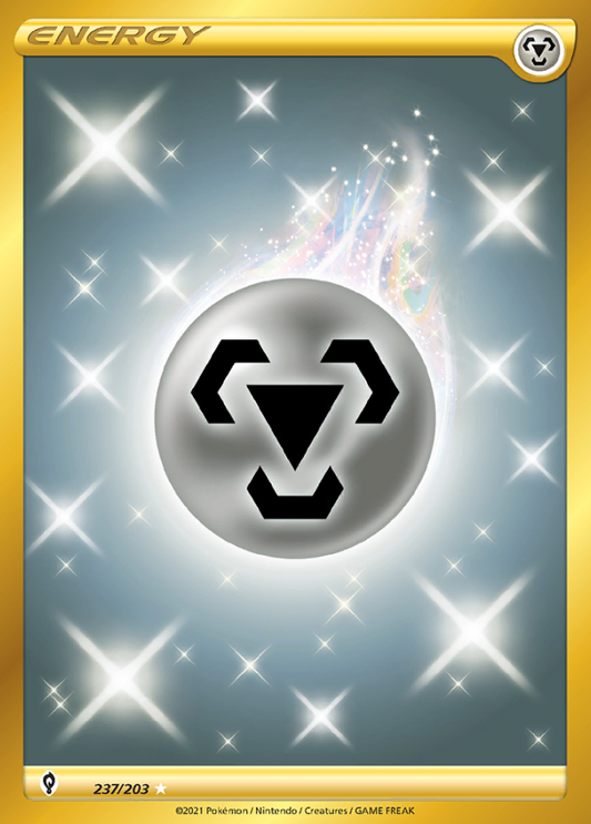 Evolving Skies - 237/203 - Metal Energy (Gold)