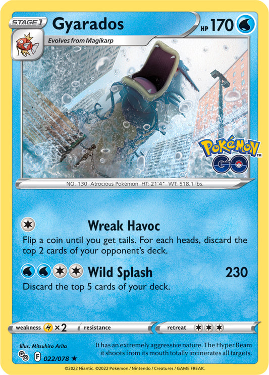 Pokémon GO - 022/078 - Gyarados - Holo