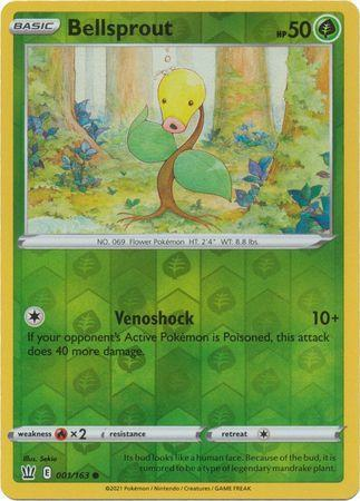 Battle Styles - 001/163 - Bellsprout - Reverse Holo