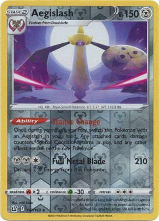 Battle Styles - 107/163 - Aegislash - Reverse Holo