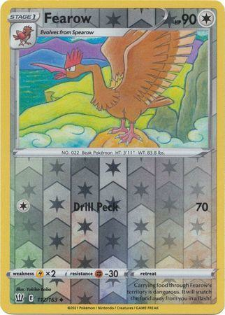Battle Styles - 112/163 - Fearow - Reverse Holo