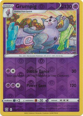 Battle Styles - 056/163 - Grumpig - Reverse Holo