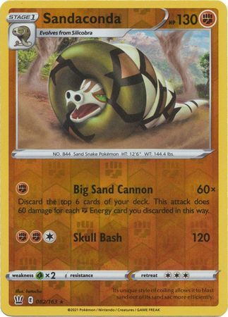 Battle Styles - 082/163 - Sandaconda - Reverse Holo