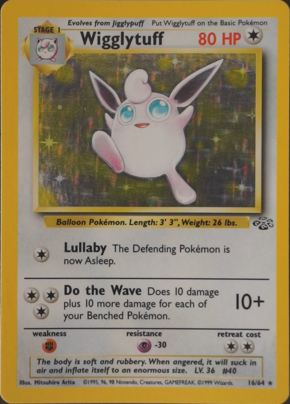 Jungle - 016/064 - Wigglytuff (Near Mint) Cards Center Jungle - 016/064 - Wigglytuff (Near Mint) Cards Center