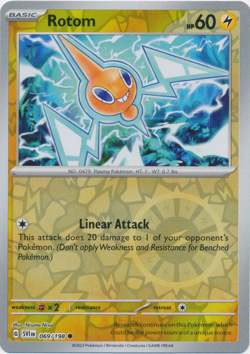 Scarlet & Violet - 069/198 - Rotom - Reverse Holo