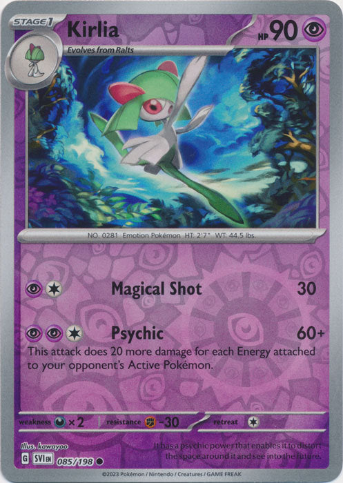 Scarlet & Violet - 085/198 - Kirlia - Reverse Holo