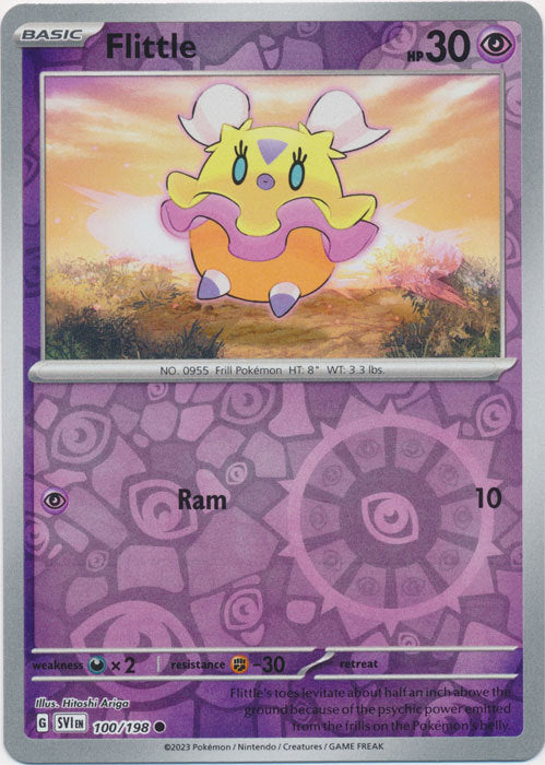Scarlet & Violet - 100/198 - Flittle - Reverse Holo