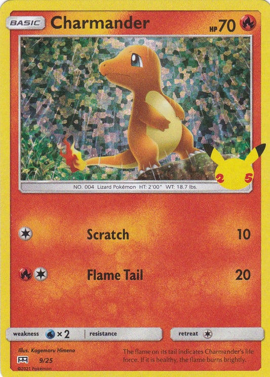 McDonald's 25th Anniversary - 09/25 - Charmander - Holo