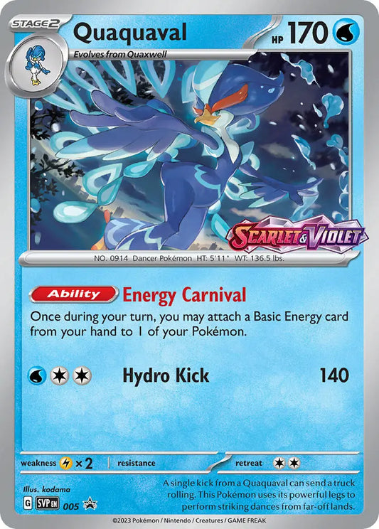 Black Star Promos - SVP005 - Quaquaval (Sealed Full Deck)