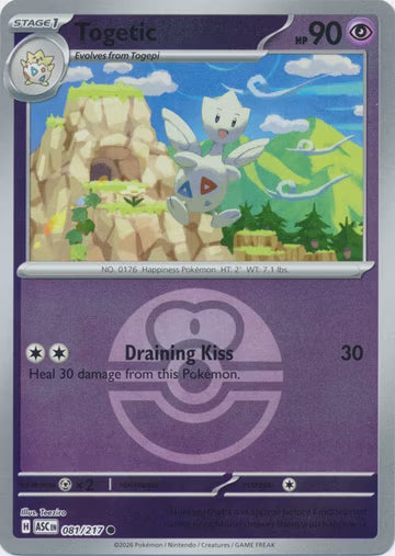 Ascended Heroes - 081/217 - Togetic - Ball Reverse Holo