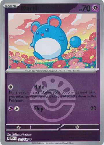 Ascended Heroes - 083/217 - Marill - Ball Reverse Holo