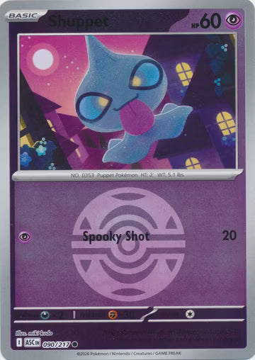 Ascended Heroes - 090/217 - Shuppet - Ball Reverse Holo