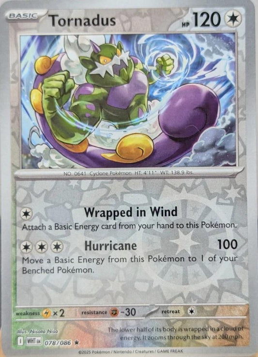 White Flare - 078/086 - Tornadus - Reverse Holo