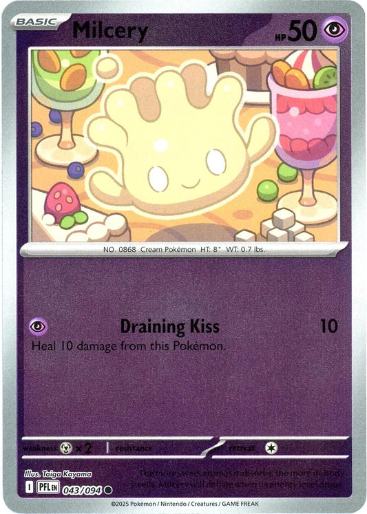 Phantasmal Flames - 043/094 - Milcery - Reverse Holo