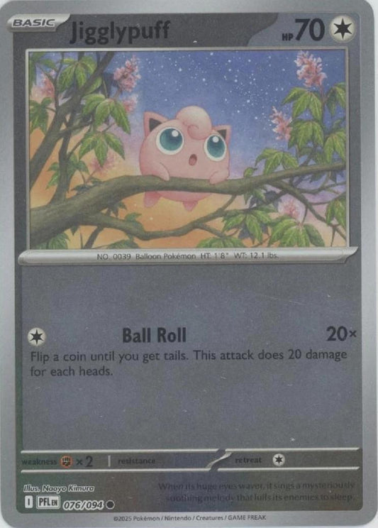 Phantasmal Flames - 076/094 - Jigglypuff - Reverse Holo