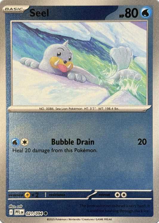 Phantasmal Flames - 021/094 - Seel - Reverse Holo