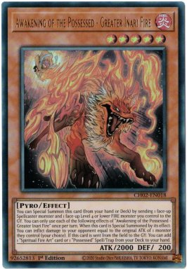 CH02-EN018 - Awakening of the Possessed - Greater Inari Fire