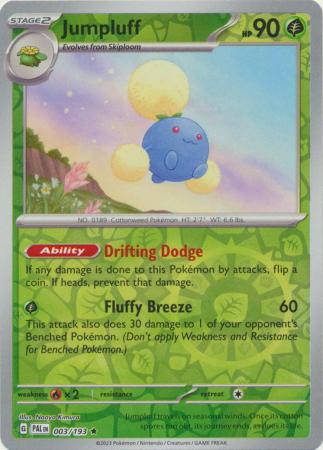 Paldea Evolved - 003/193 - Jumpluff - Reverse Holo