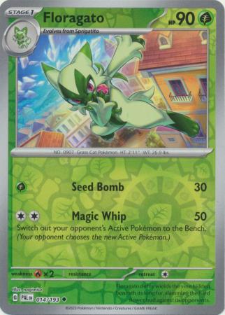 Paldea Evolved - 014/193 - Floragato - Reverse Holo