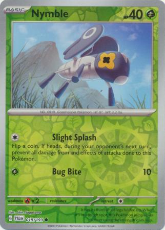Paldea Evolved - 019/193 - Nymble - Reverse Holo