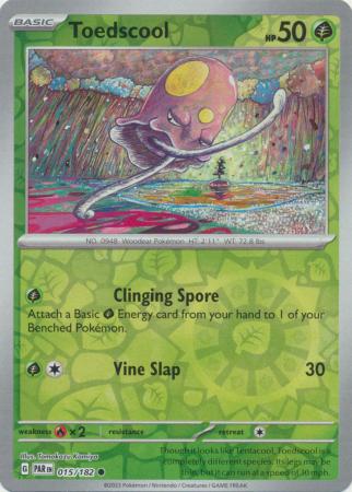 Paradox Rift - 015/182 - Toedscool - Reverse Holo
