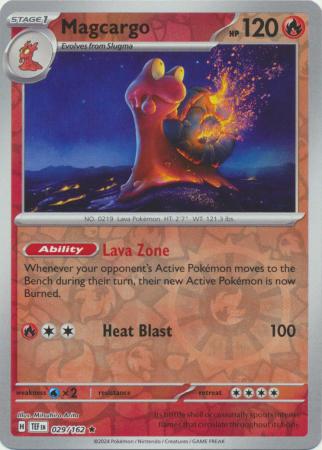 Temporal Forces - 029/162 - Magcargo - Reverse Holo