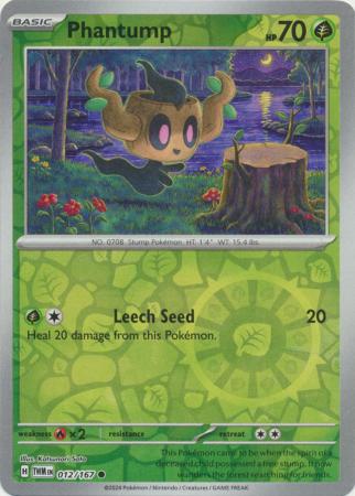 Twilight Masquerade - 012/167 - Phantump - Reverse Holo