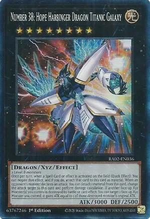 RA02-EN036 - Number 38: Hope Harbinger Dragon Titanic Galaxy