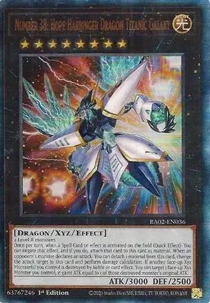 RA02-EN036 - Number 38: Hope Harbinger Dragon Titanic Galaxy