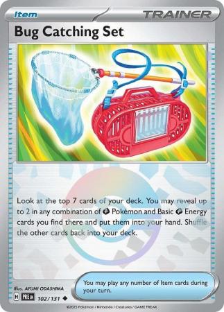 Prismatic Evolutions - 102/131 - Bug Catching Set - Poké Ball Reverse Holo