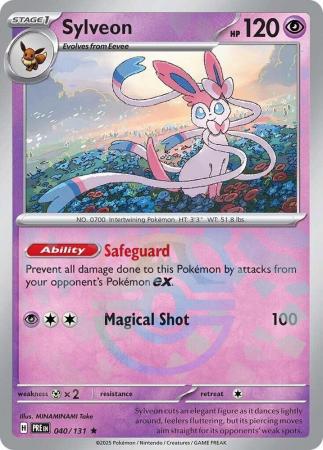 Prismatic Evolutions - 040/131 - Sylveon - Master Ball Reverse Holo