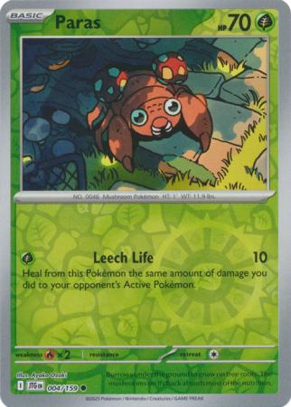 Journey Together - 004/159 - Paras - Reverse Holo