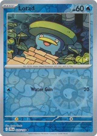Journey Together - 035/159 - Lotad - Reverse Holo
