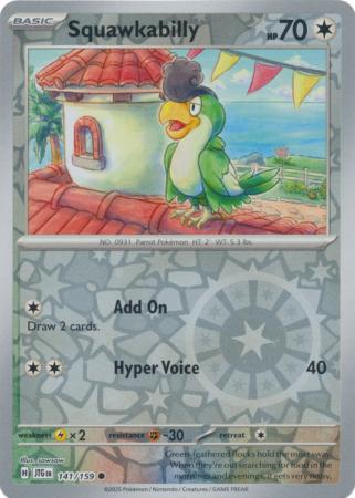 Journey Together - 141/159 - Squawkabilly - Reverse Holo