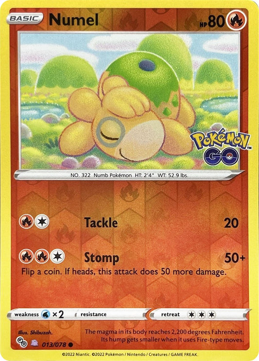 Pokémon GO - 013/078 - Numel (Ditto) - Unpeeled