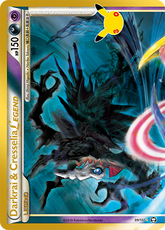 30th Celebration - 099/102 - Darkrai & Cresselia LEGEND (Top) - Classic Collection