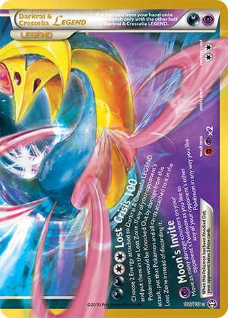 30th Celebration - 100/102 - Darkrai & Cresselia LEGEND (Bottom) - Classic Collection