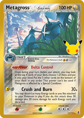 30th Celebration - 011/113 - Metagross δ - Classic Collection